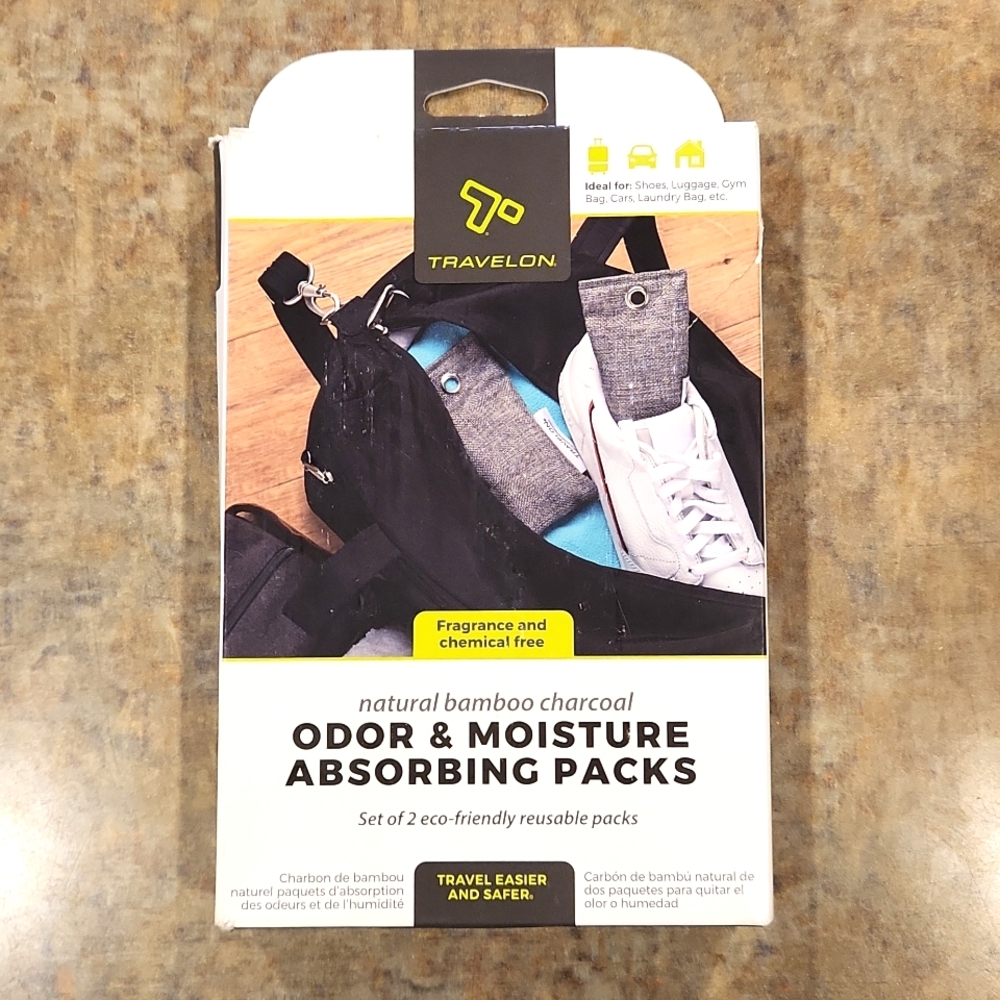 Odor absorbing packs